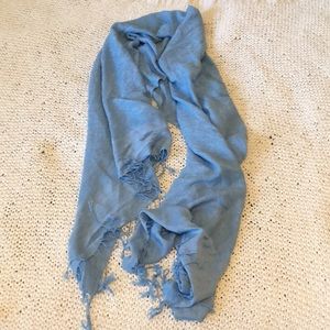 Light blue scarf